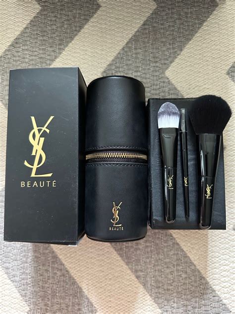 ysl brush kit|YSL beauty brush kit.